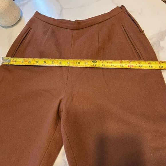 Vintage 100% wool trousers with elegant tailoring and structured silhouette, - Picture 11 of 16